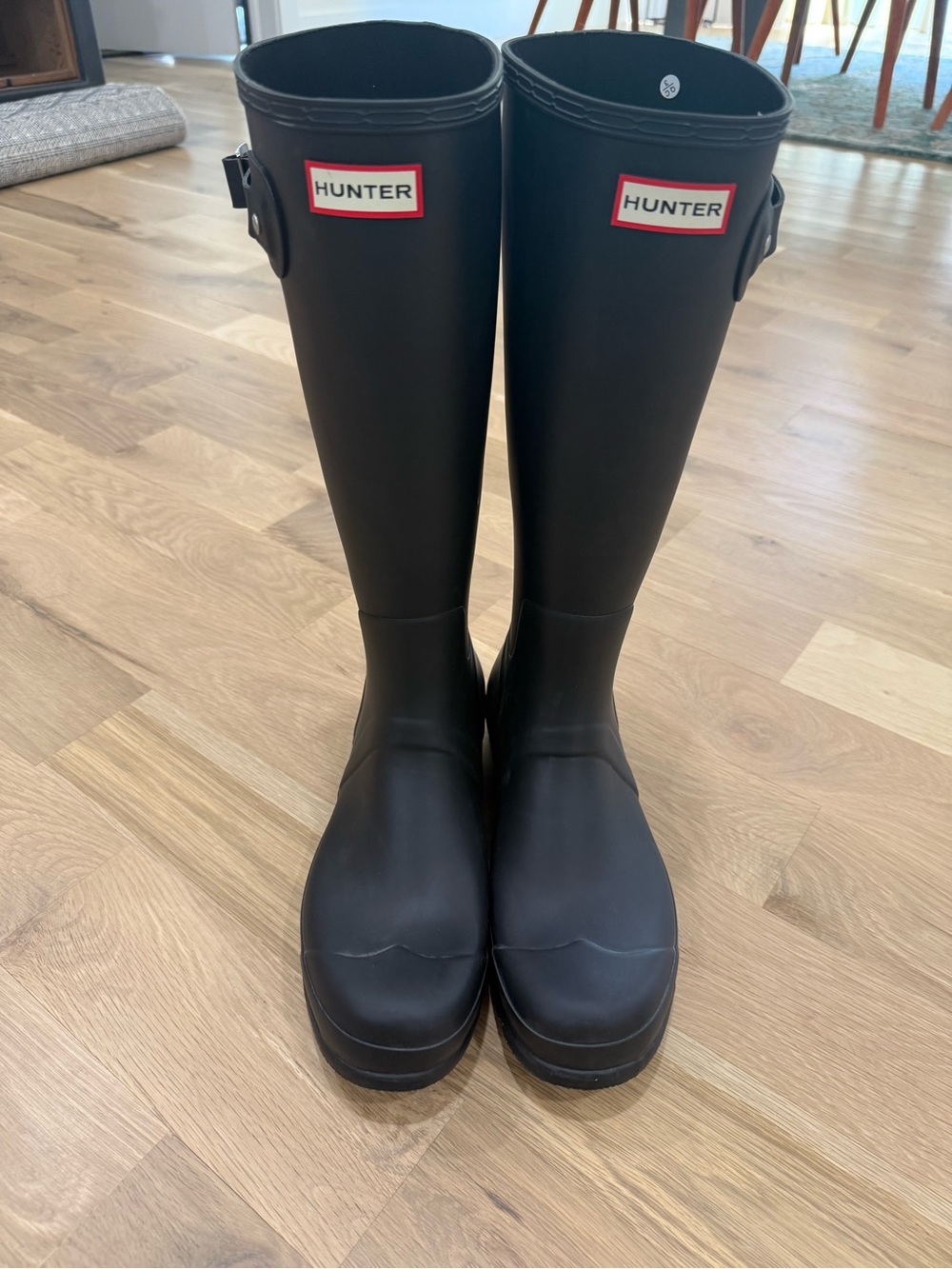 Men’s Hunter Tall Black Rubber Boots - Picture 2 of 6